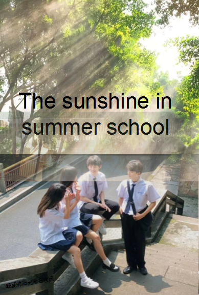 盛夏的陽光撒在校園